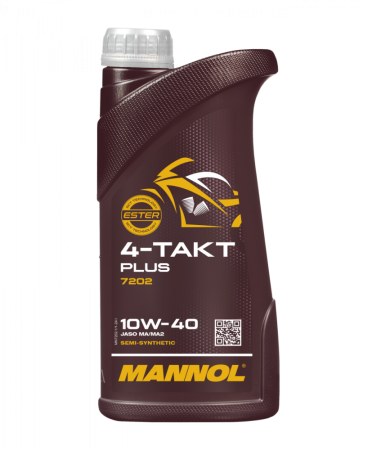 Масло мот MANNOL 4-TAKT PLUS 10W40 1л