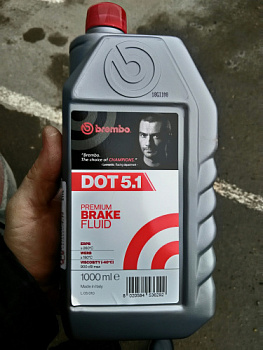 Жидкость тормозная BREMBO DOT5.1 1L