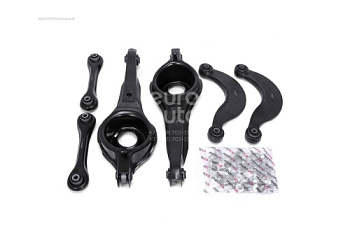 Рычаги FORD FOCUS I/II задн METACO (6рыч+крепеж/ПРЯМОЙ нижн рыч))