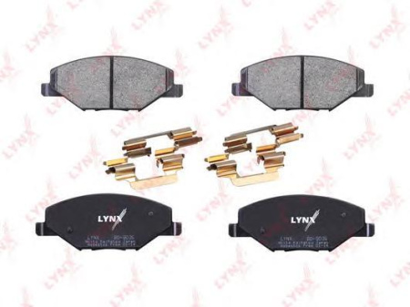Колодки торм VW POLO RUS 11- пер LYNX GDB2027