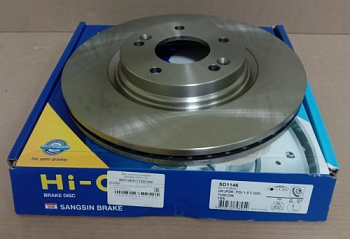 Диск торм HYUNDAI/KIA 16- перед SANGSIN