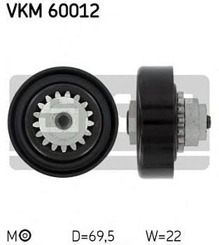 Ролик привод CHEVROLET AVEO SKF VKM60012=T36408