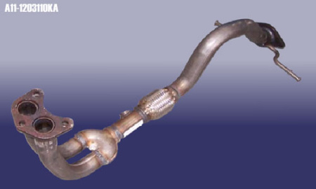 Глушитель CHERY AMULET приемная труба OE