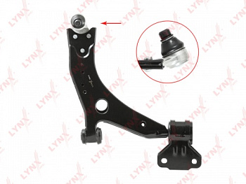 Рычаг подвески FORD FOCUS III пер прав LYNX (сменная шаровая)
