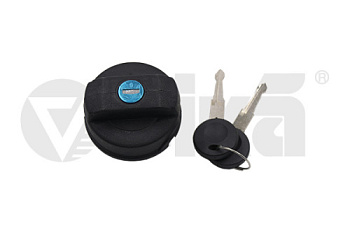 Крышка топл бака AUDI 80/100/A4/A6, VW Golf 3/4/Passat B3/B4/Polo III/T4/Vento 83-09 VIKA (с ключом)