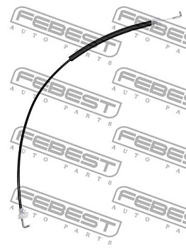 Трос замка двери FIAT DUCATO 02-06 (+RUS) FEBEST