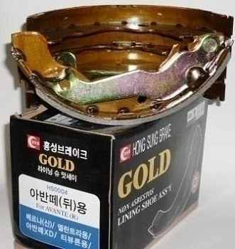 Колодки торм HYUNDAI GETZ/RIO зад HSB GS8707 (203x32)