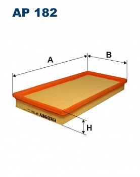 Фильтр возд KIA SPECTRA FILTRON C34100=FAK07S