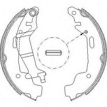 Колодки торм OPEL AGILA зад REMSA GS8468
