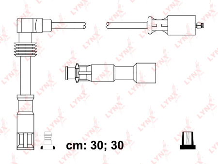 Провода в/в VAG 1.8 96-00 LYNX (пара)
