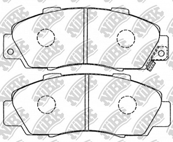 Колодки торм HONDA CR-V I пер NiBK GDB995