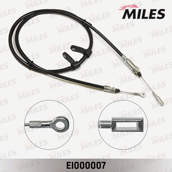 Трос ручника FIAT DUCATO 06- пер часть MILES
