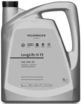Масло мот VAG 0W20 5L (LongLife IV multibrand/508/509)