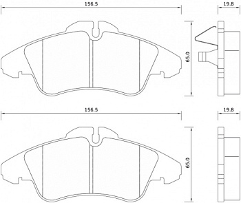 Колодки торм MB SPRINTER-VITO/VW LT пер ZEKKERT GDB1220=257800