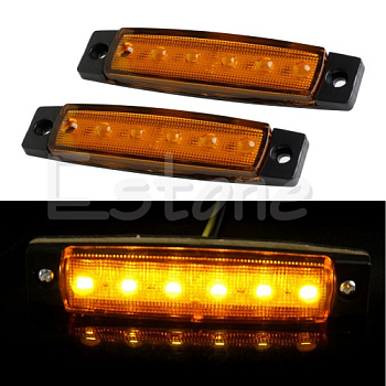 Фонарь габаритный LED боковой универсальный (1ШТ)