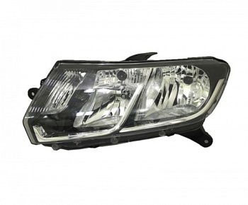 Фара RENAULT LOGAN II 14-18 лев TYC (черн)