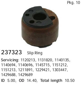 Детали генератора Коллектор CARGO (5x14.4x10.5/FORD DENSO)