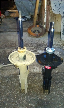 Амортизатор TOYOTA AVENSIS 03- пер лев OE (RUS SUSP)