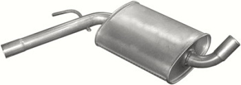 Глушитель VW PASSAT B3 сред часть PLATINIK 233-481