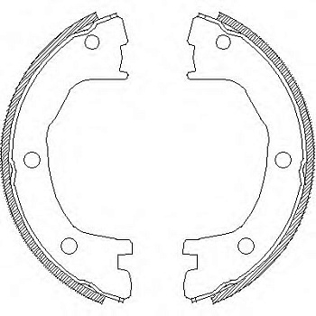Колодки ручника IVECO DAILY RH