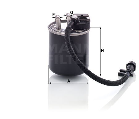 Фильтр топл MB CDi 19- MANN WK820/19