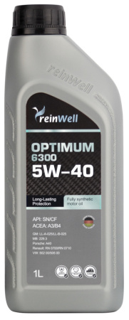 Масло мот ReinWell 5W40 (A3/B4) 1L