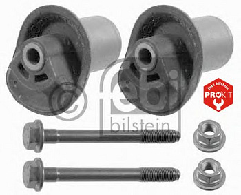 Сайлентблок балки VW G2/JETTA2/CHERY AMULET FEBI (пара+болты+гайки)