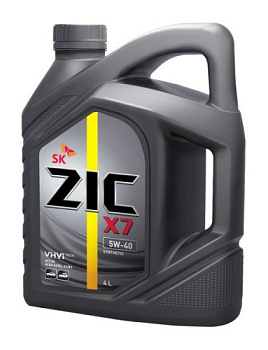 Масло мот ZIC 5W40 X7 4L Масло мот ZIC 5W40 X7 4L
