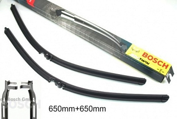 Щетки ст/очист VW TOUAREG/PORSCHE CAYENNE/MB W211 BOSCH (650mm+650mm) (под штырь) 119381