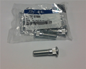 Шпилька колесная HYUNDAI SOLARIS перед/LACETTI задняя OE (ACCENT перед)