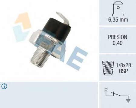 Датчик давл масла MITSUBISHI FAE 11730