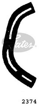 Патрубок ОЖ VAG 1.6-1.8 HP (помпа>радиатор)