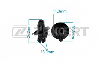 Пистон TOYOTA ZEKKERT (молдингов)