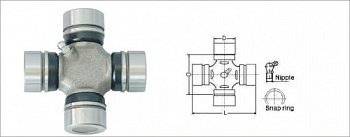 Крестовина кардана 27x82 GMB ASSG-REX