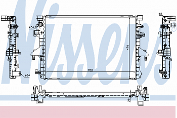 Радиатор ОЖ VW T5 10- 2.0TDi STELLOX