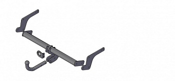 Фаркоп RENAULT DUSTER 11-/NISSAN TERRANO 14- ТРЕЙЛЕР (1200kg/60kg/без проводки)