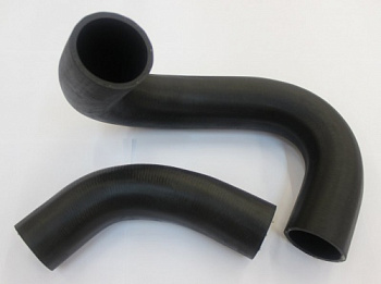 Патрубок интеркуллера FIAT DUCATO 250 06- 2.3 лев (из двух, без стальной трубы)