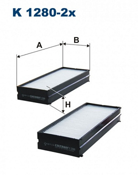 Фильтр салона HYUNDAI SANTA FE 01-06/SONATA ТАГАЗ FILTRON CU2542-2