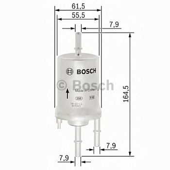 Фильтр топл VAG BOSCH WK69=3184000