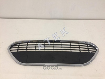 Решетка бампера FORD FOCUS II 08-11 пер сред ATEk (+хром)