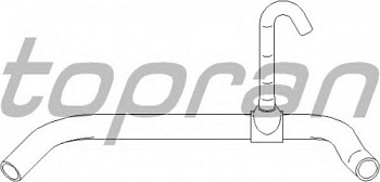 Патрубок ОЖ VAG HP