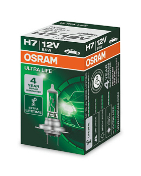 Автолампа H7 OSRAM (ULTRA LIFE)