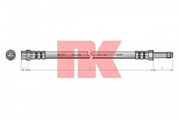 Шланг торм VW T5 пер NK PHB555