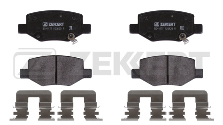 Колодки торм GEELY COOLRAY 18- задн ZEKKERT