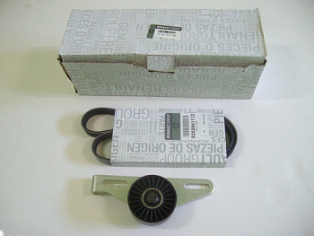 Р/к ремня привод RENAULT LOGAN -10 OE (5PK1110+VKM36091/+гур/-ас)