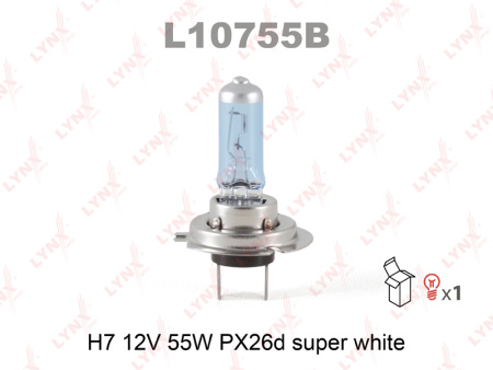 Автолампа H7 LYNX (SUPER WHITE)