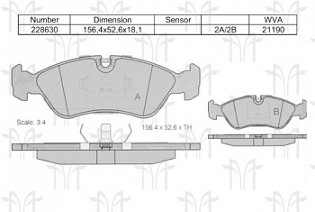 Колодки торм OPEL пер REMSA GDB1300