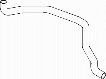 Патрубок ОЖ VW T4 1.8-2.0 HP (нижн)
