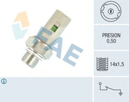 Датчик давл масла RENAULT FAE 12636