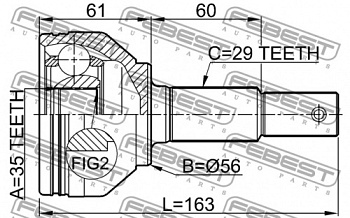 ШРУС NISSAN QASHQAI наружн GSP 0210-J1020